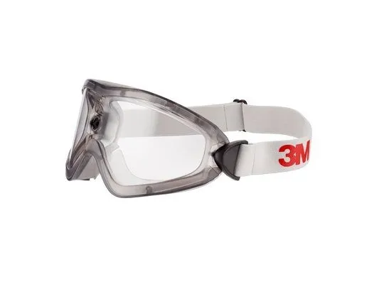 3M 2890C1, Sikkerhetsbriller, Monteringsarbeid, Konstruksjons-/renoveringsarbeid, Støvarbeid, Slipearbeid, Turning/routing work, Hvit, Gjennomsiktig, Plast, Plast
