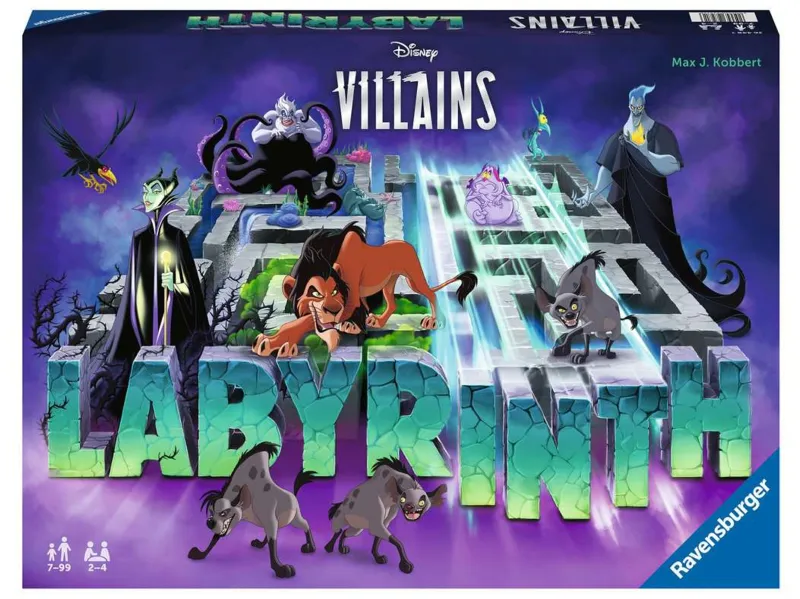 Ravensburger Changing Labyrinth Villains brettspill