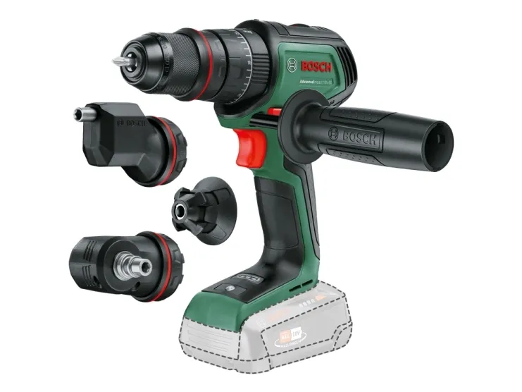 Bosch 0 603 9E2 103, Skrupistol, Pistolhåndtak, 1/2, Hurtigutløsende chuck, Sort, Grønn, Børsteløs - SOLO