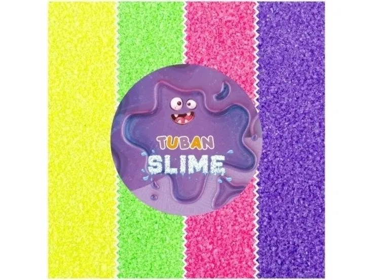 Slime Mineral Glitter – 4 farger 32g TUBAN