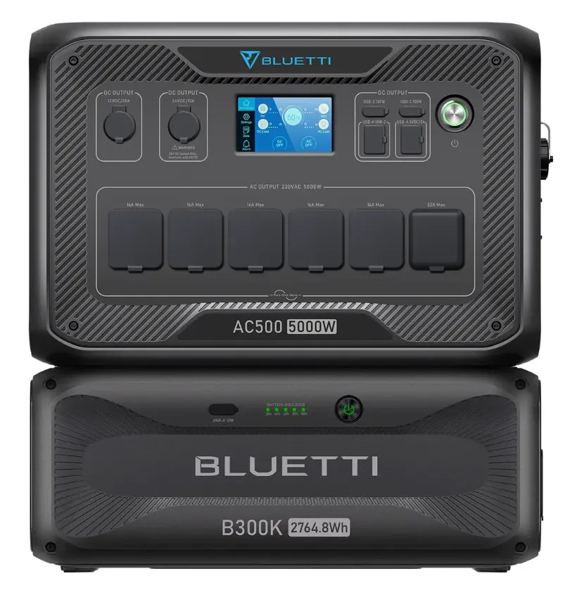BLUETTI AC500 + B300K Home Battery Backup