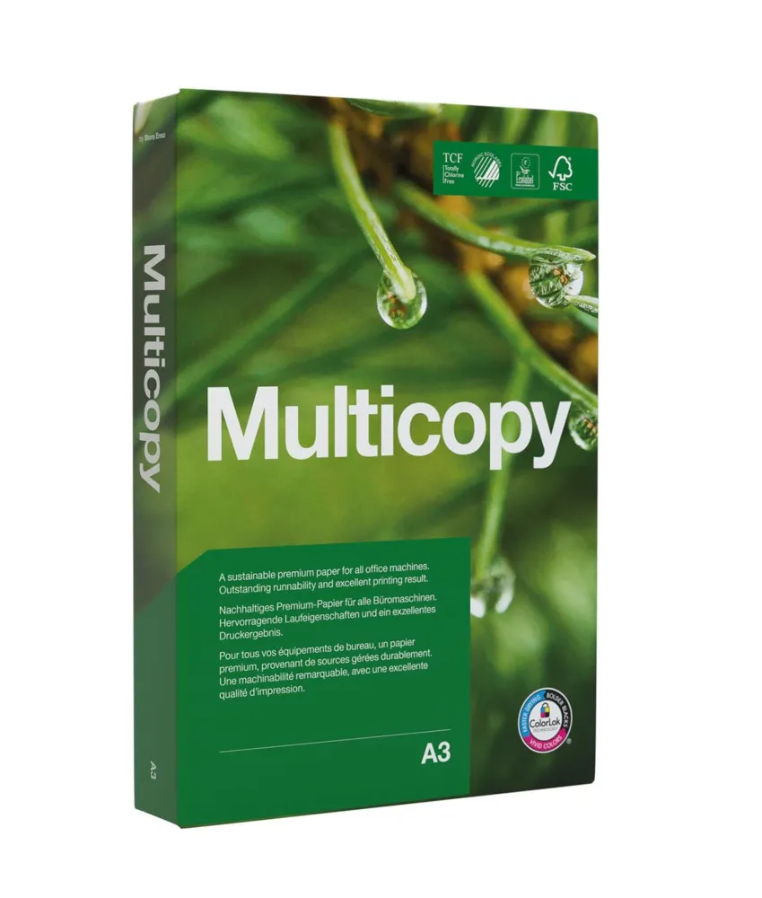 Multifunksjonspapir MultiCopy Original, A3, 90 g, hvit - (500 ark)