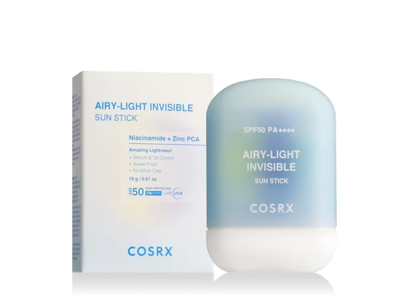 Cosrx Airy Light Invisible Sun Stick Spf50 Pa Lightweight Sunscreen Stick