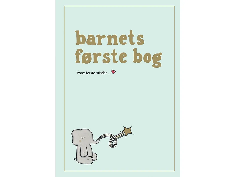 Barnets første bok - GRØNN | Simone Thorup Eriksen | Språk: Dansk