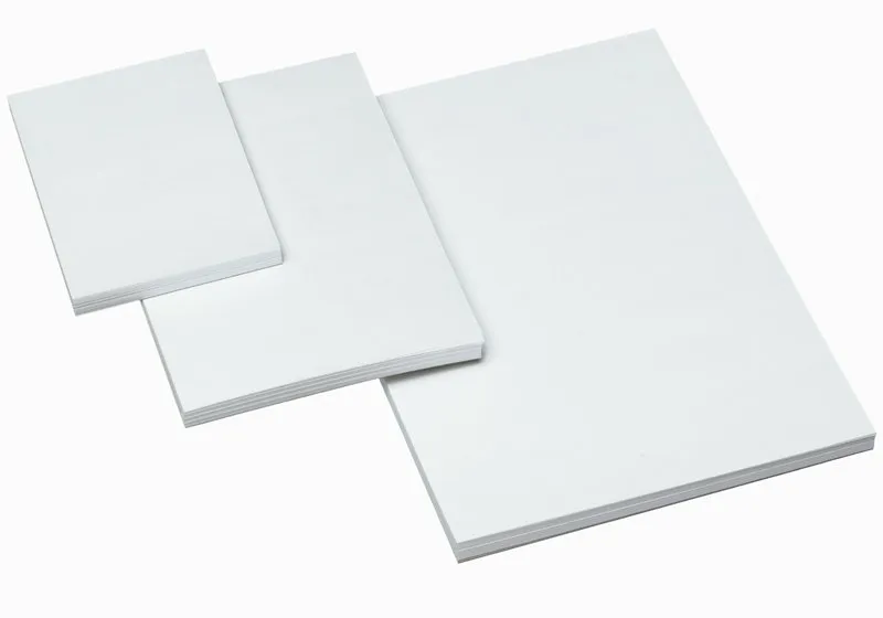 Affaldsblok, Bantex, ulinjeret, A6, hvid 105x148mm, 60g/m2 - (5 stk.)