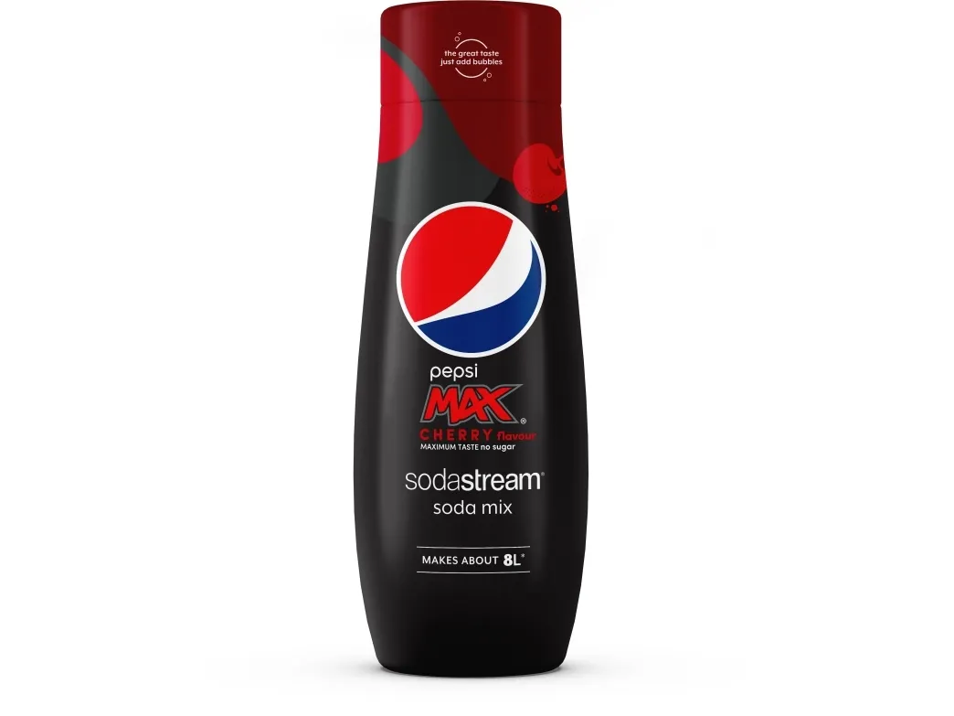 Pepsi Max kirsebærsmak SodaStream sirup, 440 ml