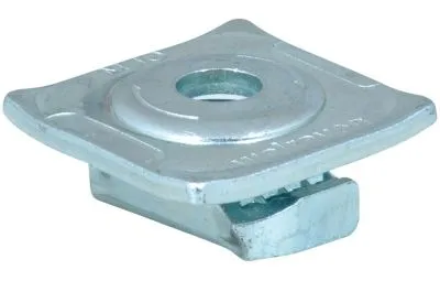 Walraven MS Quickplatte M8 - Elforzinket til Strut profilskinner 41x41/21