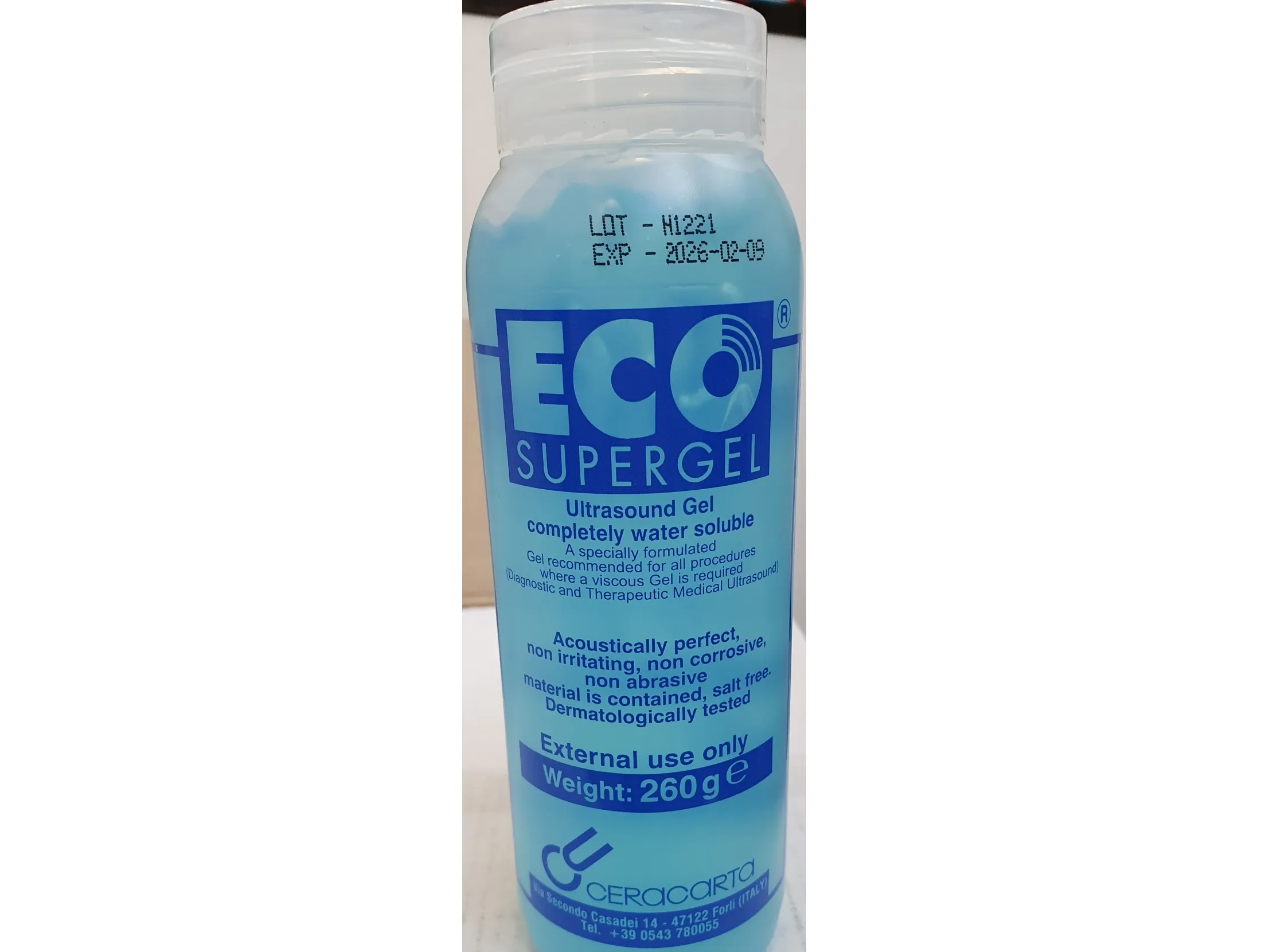 Angelsounds ultralydgel Eco 260 ml