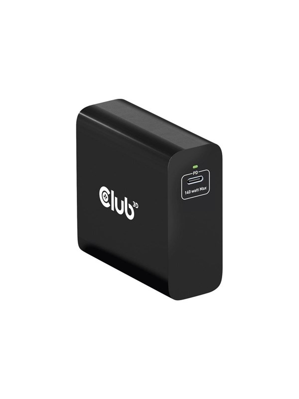 Club 3D power adapter - GaN technology - 24 pin USB-C - 140 Watt