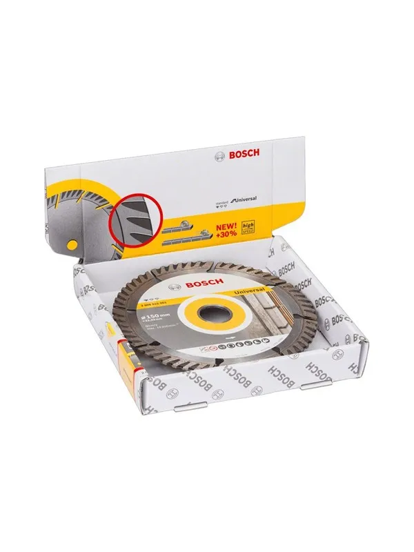 Bosch Diamantkappeskive Standard for Universal 150x22.23 (pakke med 10 stk.) 150x22.23x2.4x10mm