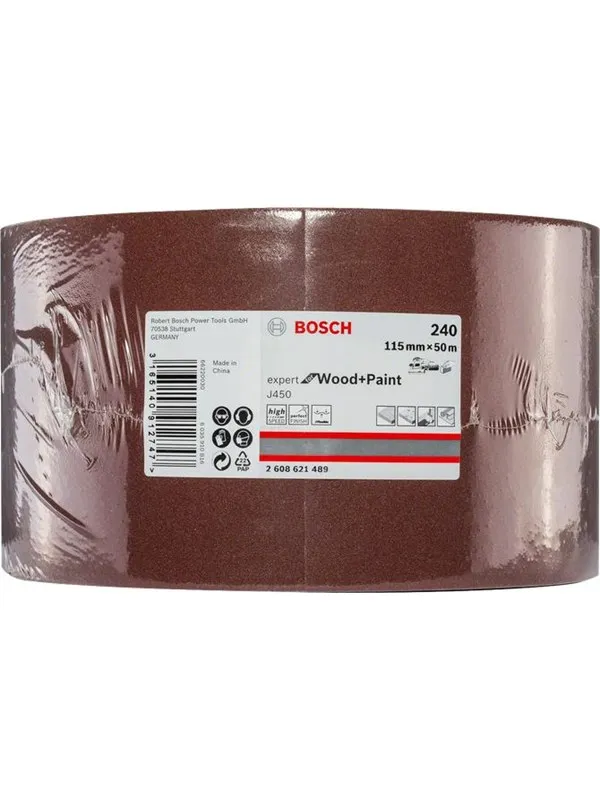 Bosch J450 Expert for Wood and Paint, 115 mm X 50 m, G240 115mm X 50m, G240