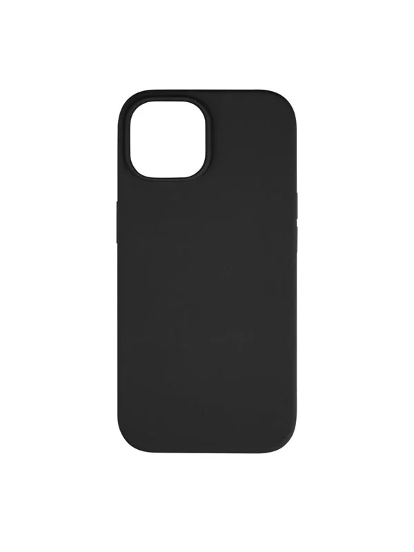 Pomologic CoverCase Silicone iPhone 15 Black W/Magsafe