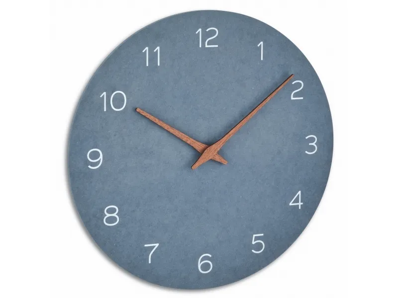 TFA-Dostmann 60.3054.06, Vegg, Quartz clock, Sirkel, Blå, Tre, AA