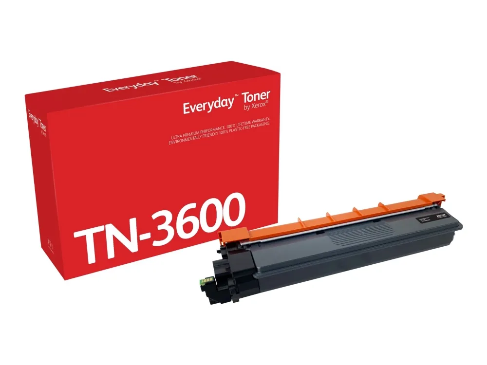 Xerox Everyday sprt-toner kompatibel med Brother TN3600, Standard kapasitet, Sort