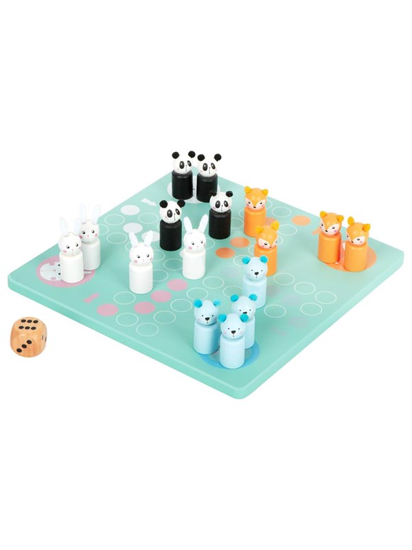 Small Foot - Ludo Game Animals Wood