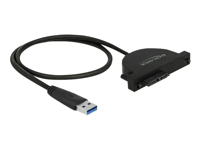 Delock USB 3.0 til Slim SATA Converter - Lagringskontroll - SATA 6Gb/s - USB 3.0 - svart