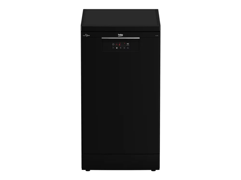 Beko b300 BDFS15021B - Oppvaskmaskin - Nisje - bredde: 45 cm - dybde: 57 cm - høyde: 82 cm - svart