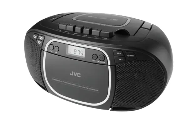 JVC RC-E451B, 1,6 kg, Sort, Bærbar CD-spiller