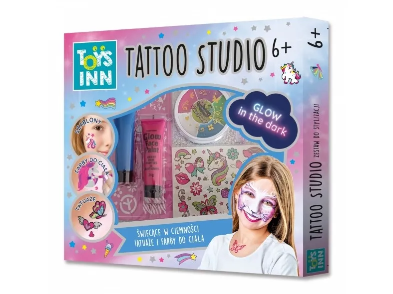 Tatoveringsstudiosett Tatoveringer og ansiktsmaling