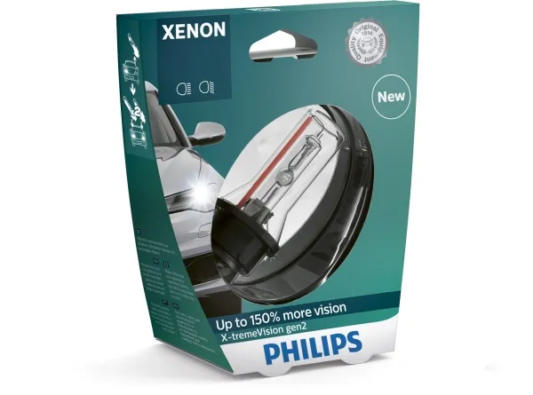 Philips X-tremeVision Xenon D1S 35W 85V + 150% - 1 stk.