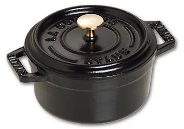 Staub Minis, Enkel panne, Sort, Støpejern, 0,25 l, 10 cm, 700 g