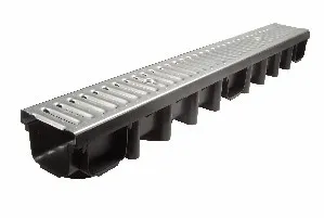 Maxpol system 1000x98 mm renne med stålrist A15