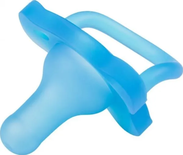 PS11008-DR BROWN'S 0-6 måneder blå silikonsutt med samme form som Dr Brown's standardflaskesutt