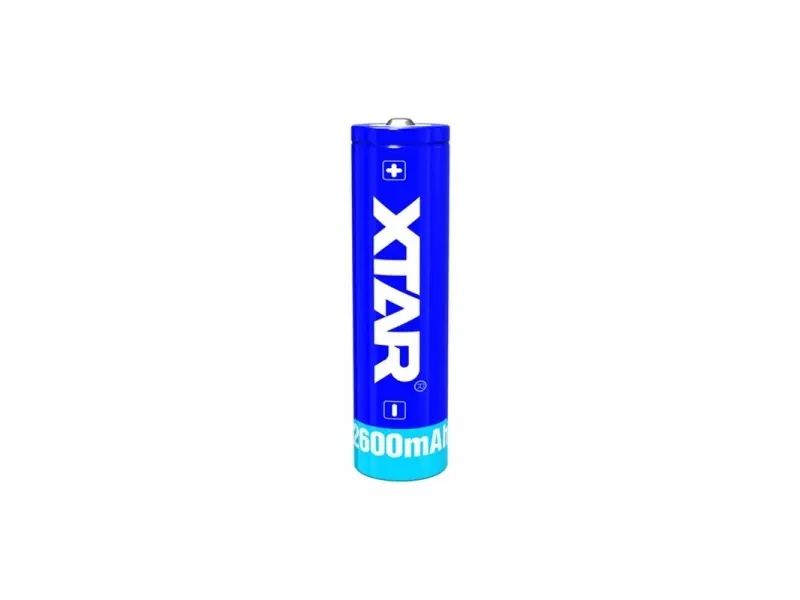 Xtar 2600mAh 3,7V 18650 batteri med PCB