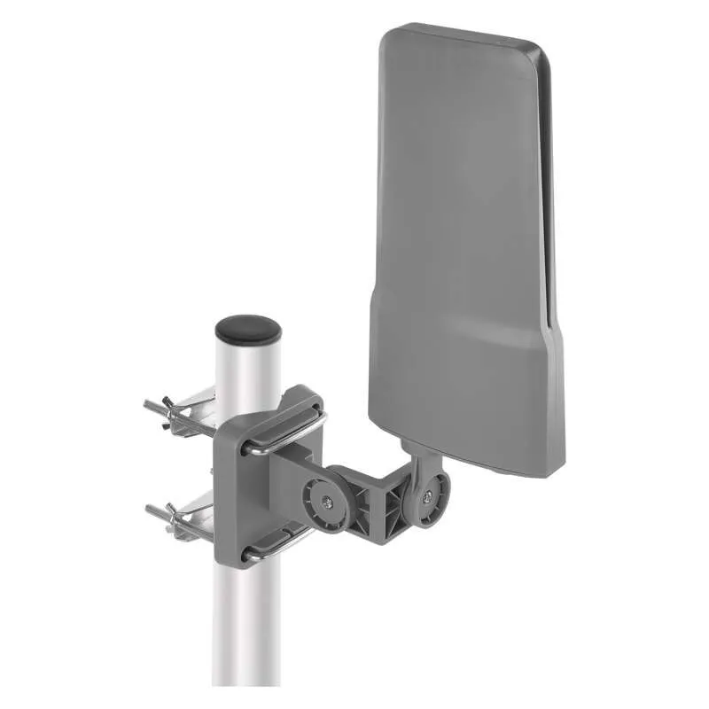 Emos J0804, Innendørs, Utendørs, Grå, 8,5 m, 174 - 698 MHz, Dobbel polarisering, DVB-T, DVB-T2