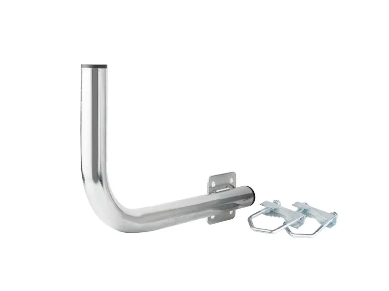 Extralink B300 BALCONY HANDLE WITH U-BOLTS M8 LEWY, Rustfritt stål, Vinkelbrakett, 12 kg, Stål, Generelle formål, Galvanisert belegg, Sinkbelegg