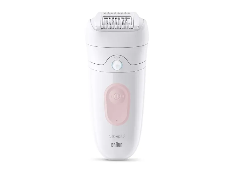 Braun Silk·épil 5 5-041, Hvit, 28 pinsetter, MicroGrip, 100 - 240 V, 50/60 Hz, Innebygd batteri