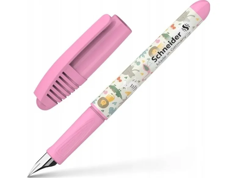 Schneider SCHNEIDER Zippi Funny Safari fyllepenn, M, rosa