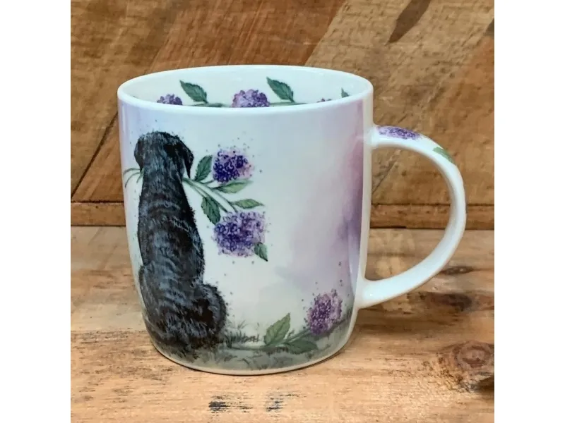M45 labrador-kopp med blomster
