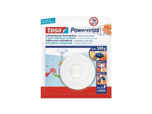 TESA 58029-00020, Hvit, 1 stykker