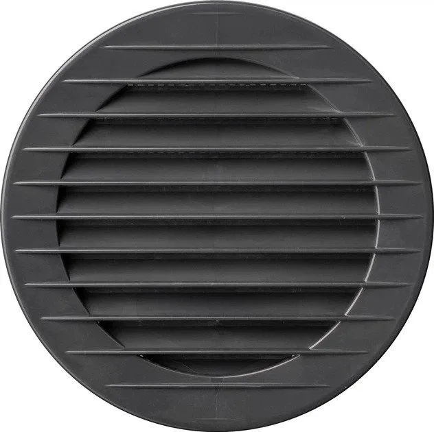 Ventilation grille airRoxy 02-231 round with mesh fi 100 graphite