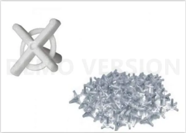 MEGA avstandskryss med holder for flisfuger 2,0 mm 100 stk. 61382