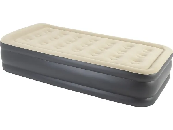 JiLong oppblåsbar enkelmadrass AVENLI High Raised med innebygd pumpe 196 x 97 x 47 cm