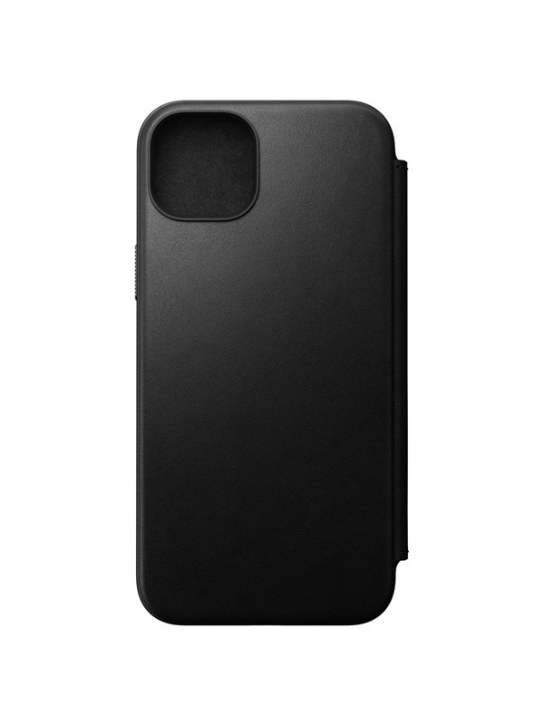 Nomad Modern Leather Folio - iPhone 15 Plus | Black |  Leather