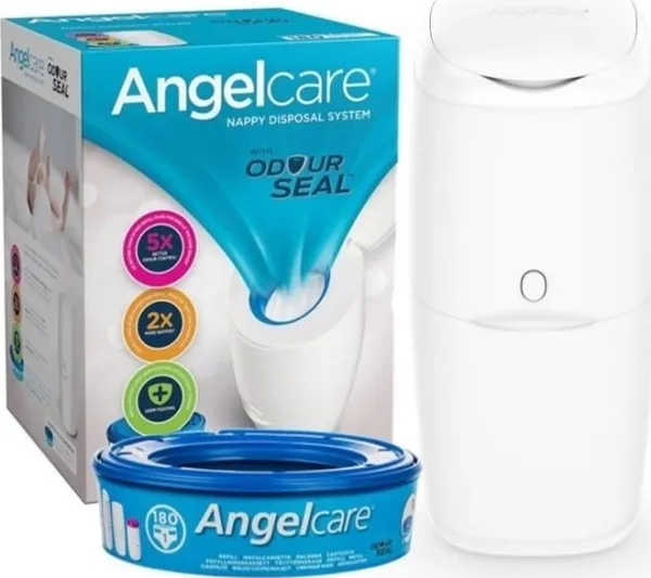 Abacus bleiebeholder klassisk + 1 Angelcare refill
