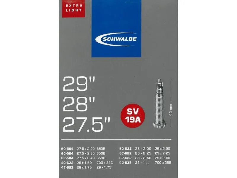 Schwalbe 10430943, Presta (Sclaverand), 27.5/28/29, 50,8 - 60,96 mm, 4 cm, Sort, Tyskland