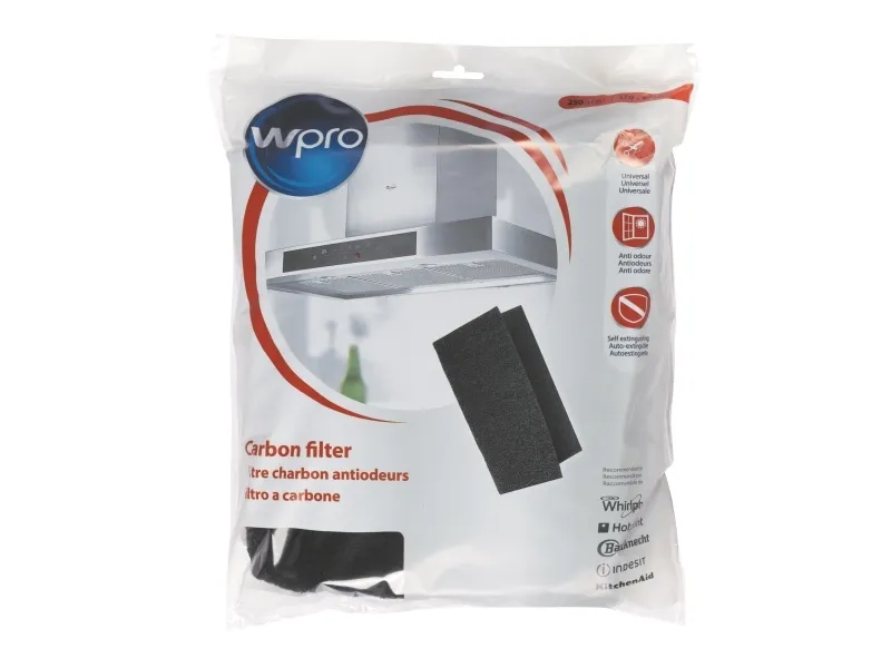 Whirlpool UCF 017, Filter til kjøkkenhette, Svart, Whirlpool