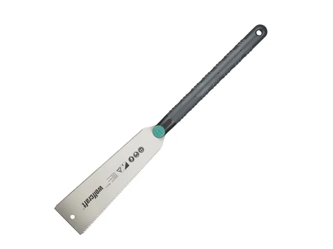 wolfcraft GmbH 6951000, Japansk sag, Plast, Tre, Sort, Rustfritt stål, Sort, 24 cm