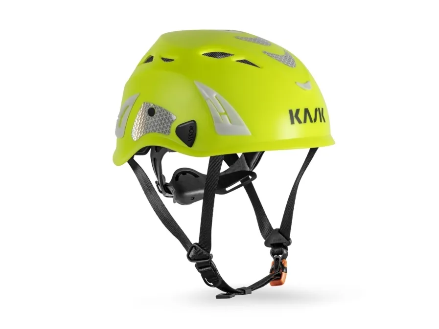 KASK Sikkerhedshjelm Superplasma AQ HI-VIZ gul.