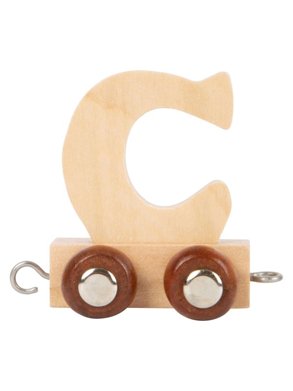 Small Foot - Wooden Letter Train - C - 12 pieces