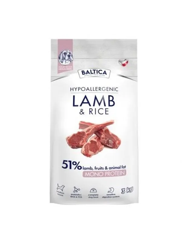 BALTICA NUTRACEUTIC Hypoallergenic Lamb & Rice M
