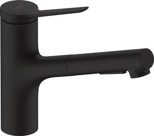 Køk.arm ZesisM33 150 Ltud m.sort sBox ud