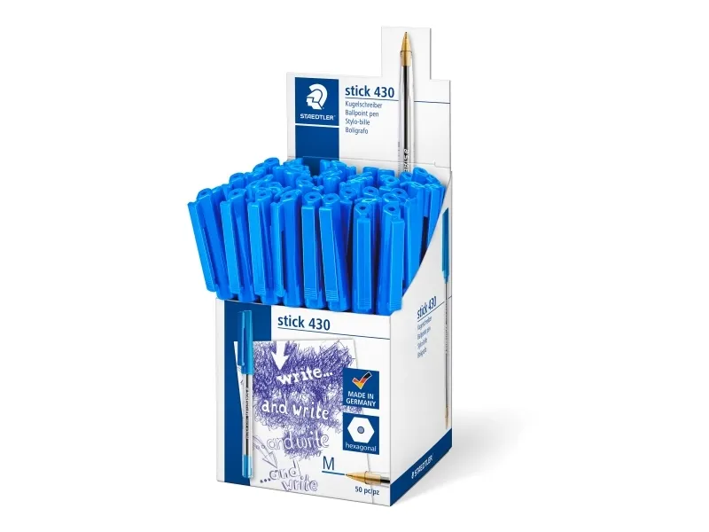 STAEDTLER Cup Ballpoint Pen Stick 430 M 50Pcs
