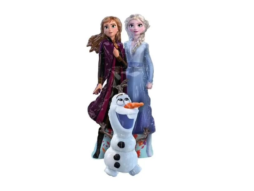 Anna, Elsa og Olaf airwalker folieballon