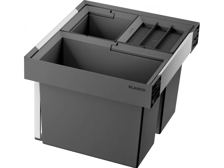 Blanco søppelkasse skapgrå (526643)