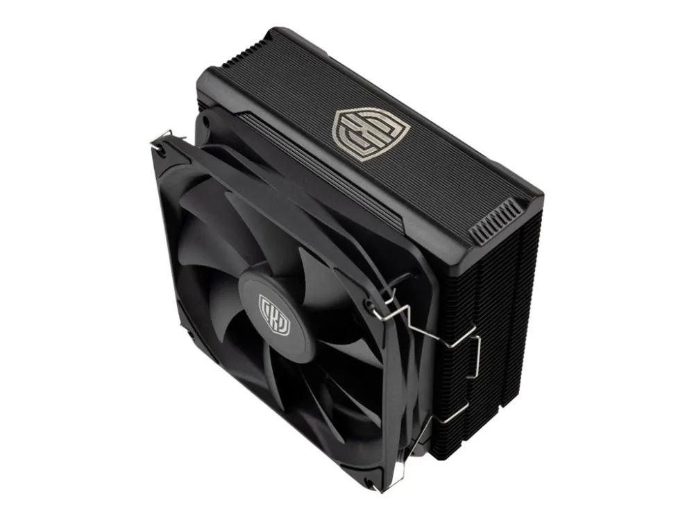 Kolink Umbra EX180 - Prosessorkjøler - (for: AM4, LGA1200, LGA1700, AM5, LGA115x Socket, LGA20XX) - copper heat pipes with aluminum fins and aluminum base - 120 mm - svart